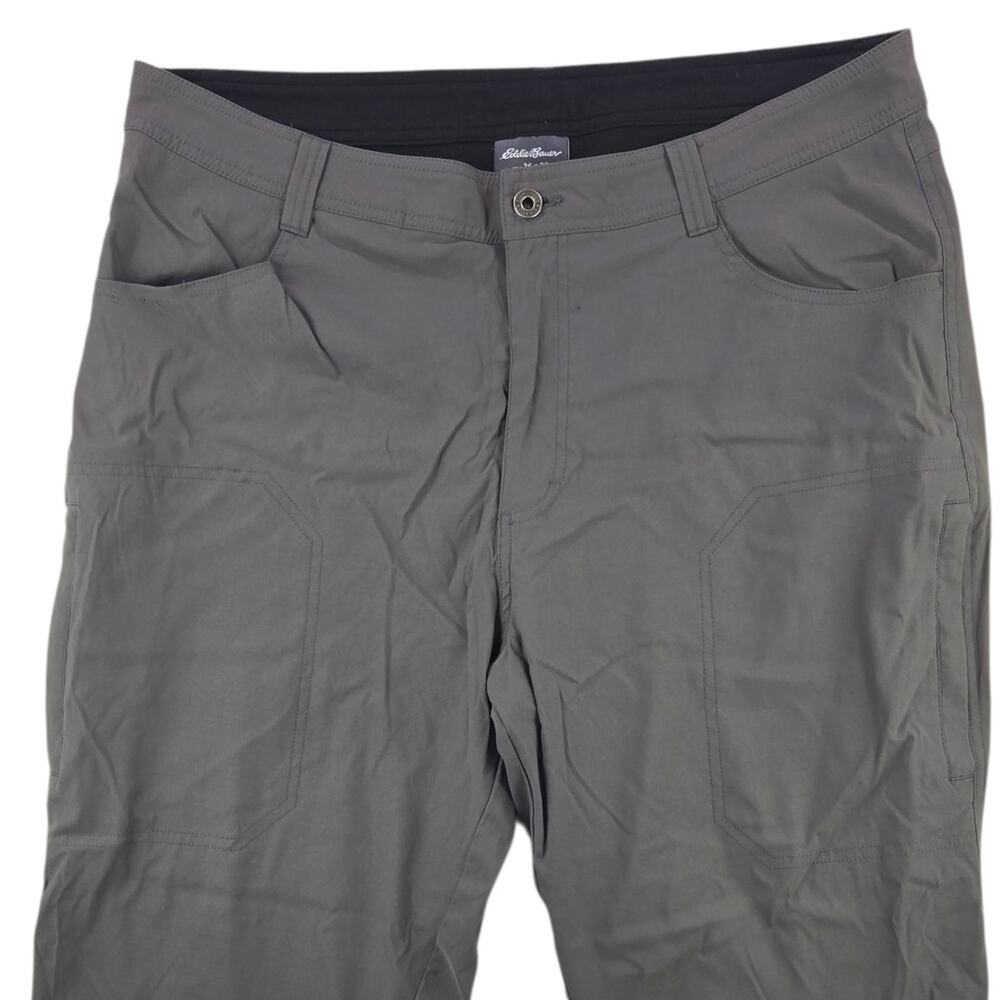 Eddie Bauer | Gray Fleece Lined Trail Pants | Size 36x30